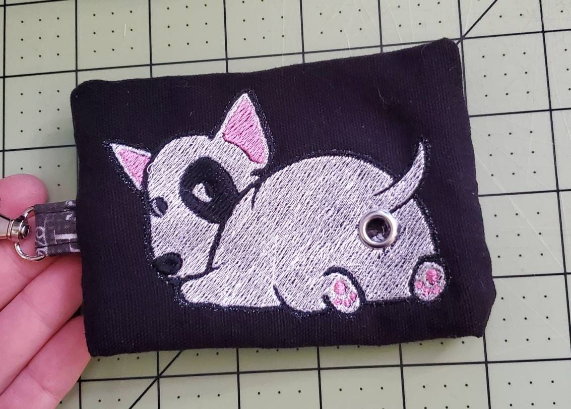 Cute Shiba Inu Dog Butt bag dispenser zipper pouch – Scary Terri's Crafts