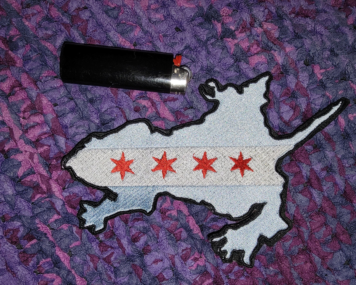 Chicago Rat Hole Flag Patch