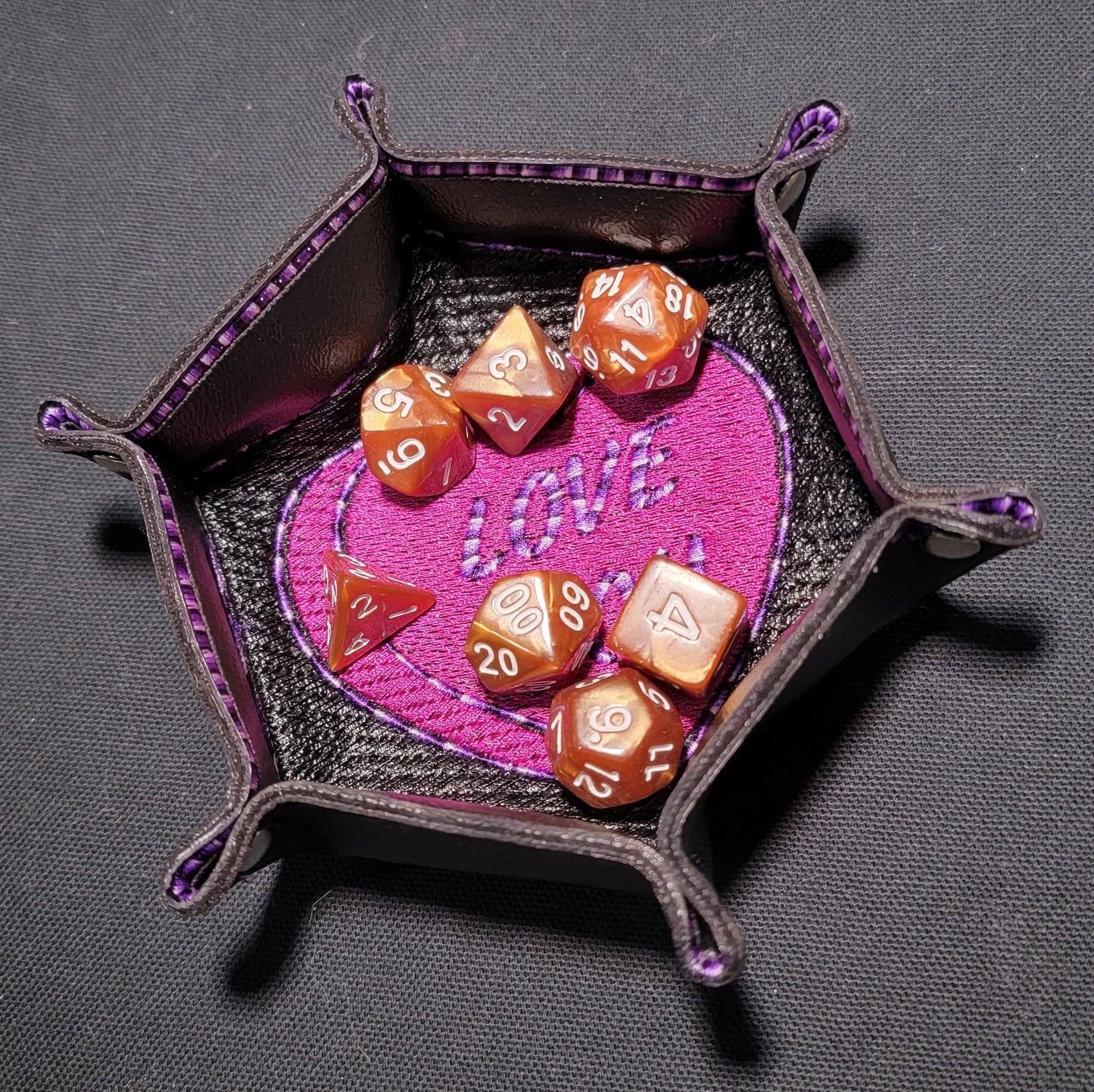 Love You Candy Heart Trinket/Dice Dish