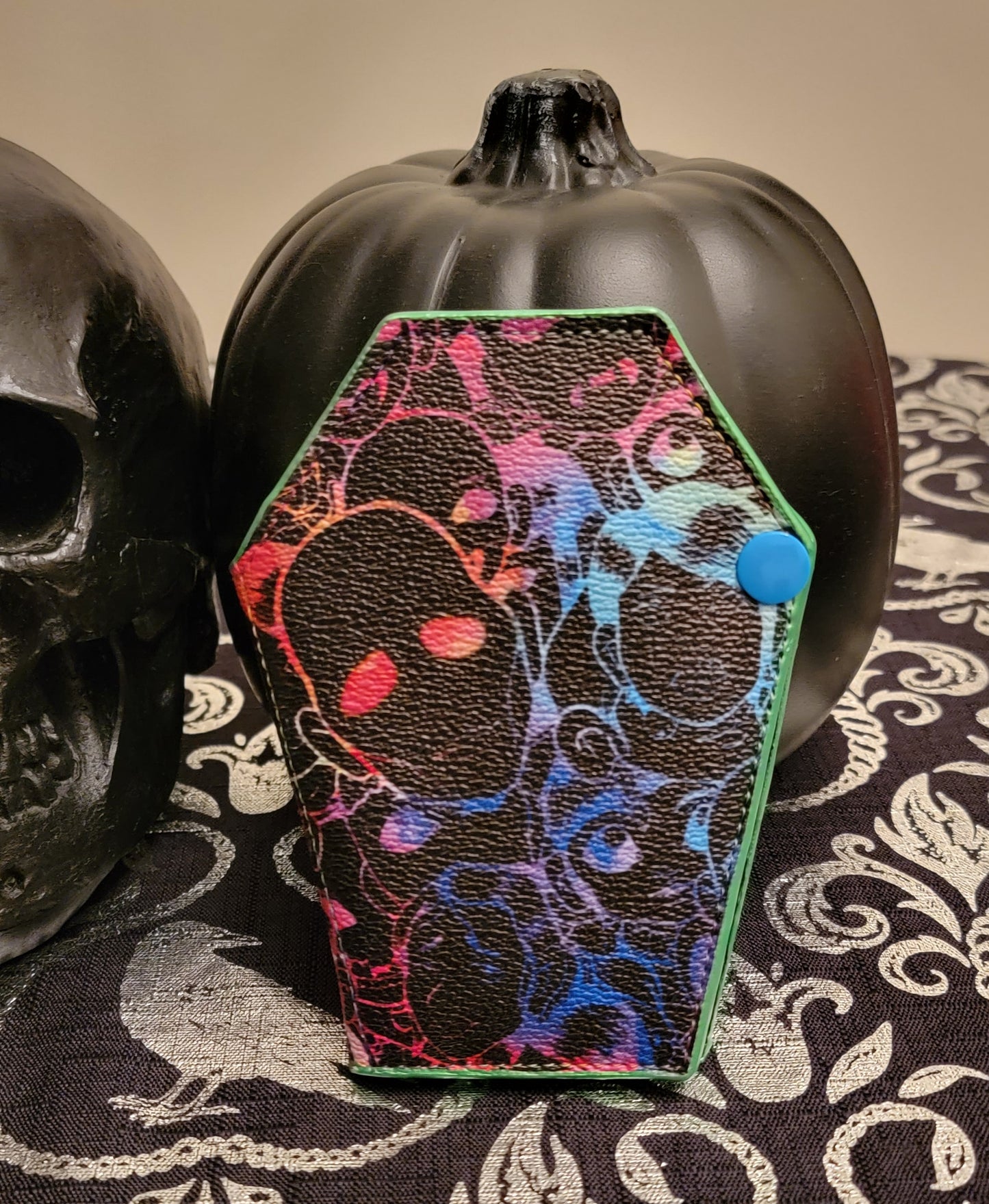 Rainbow Zombie Coffin Wallet