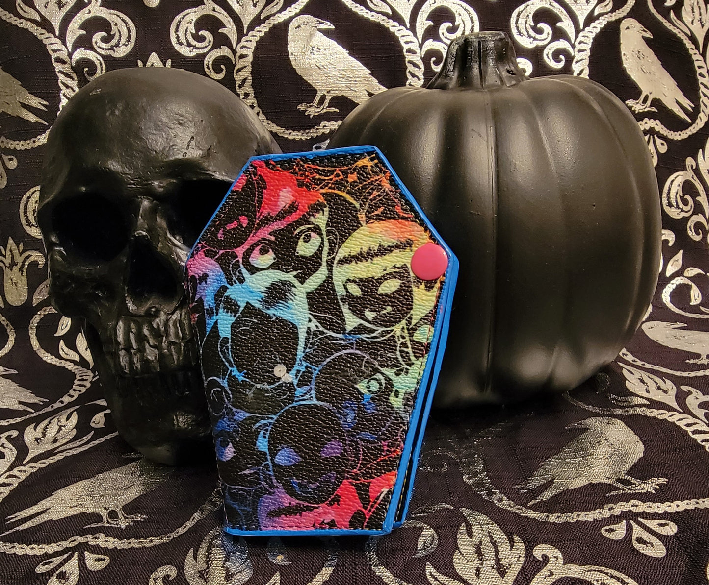 Rainbow Zombie Coffin Wallet