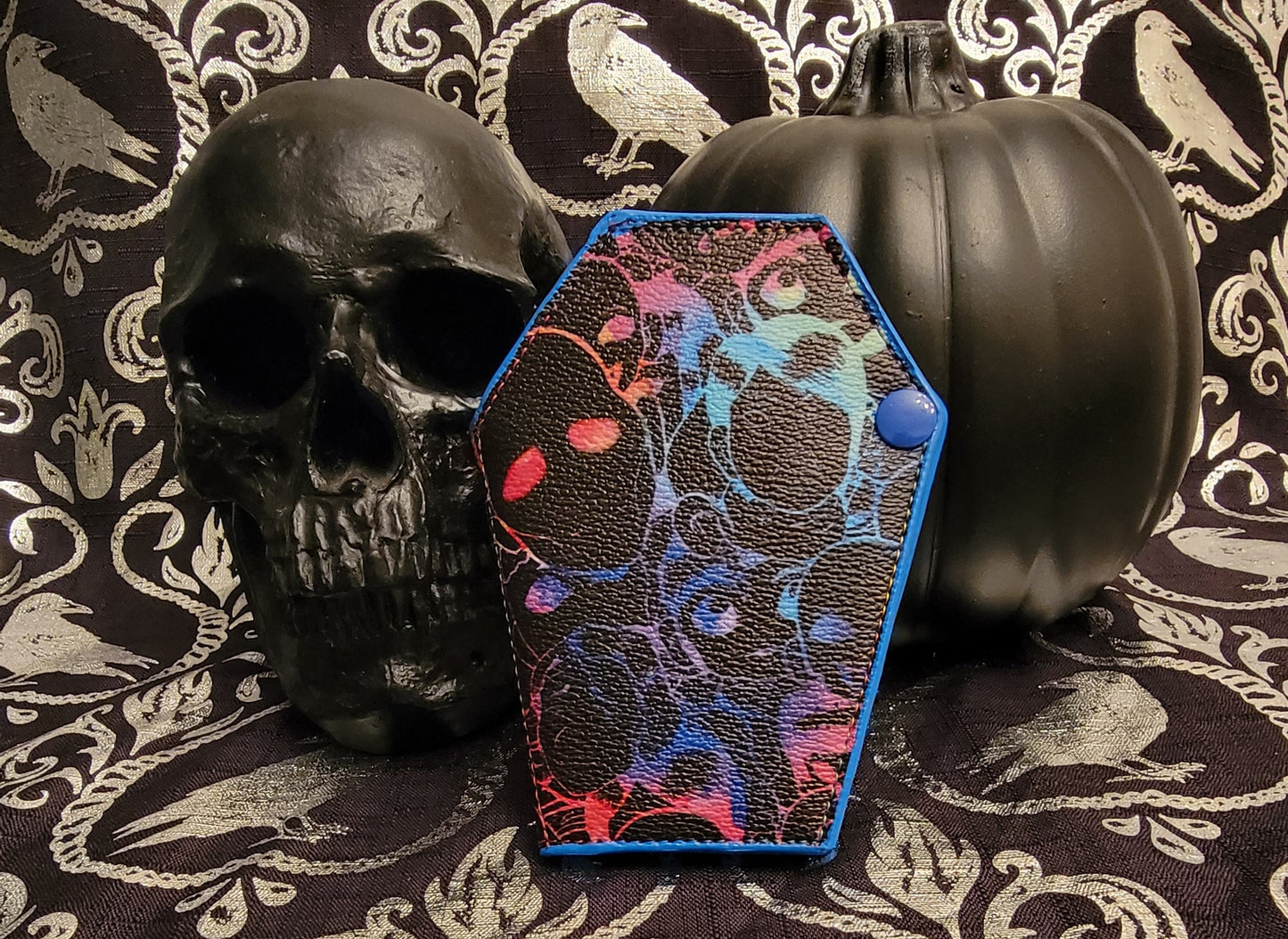 Rainbow Zombie Coffin Wallet