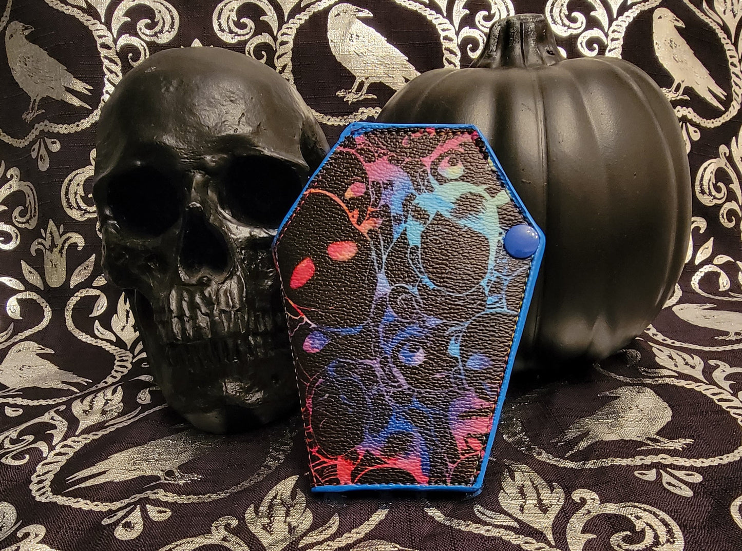 Rainbow Zombie Coffin Wallet