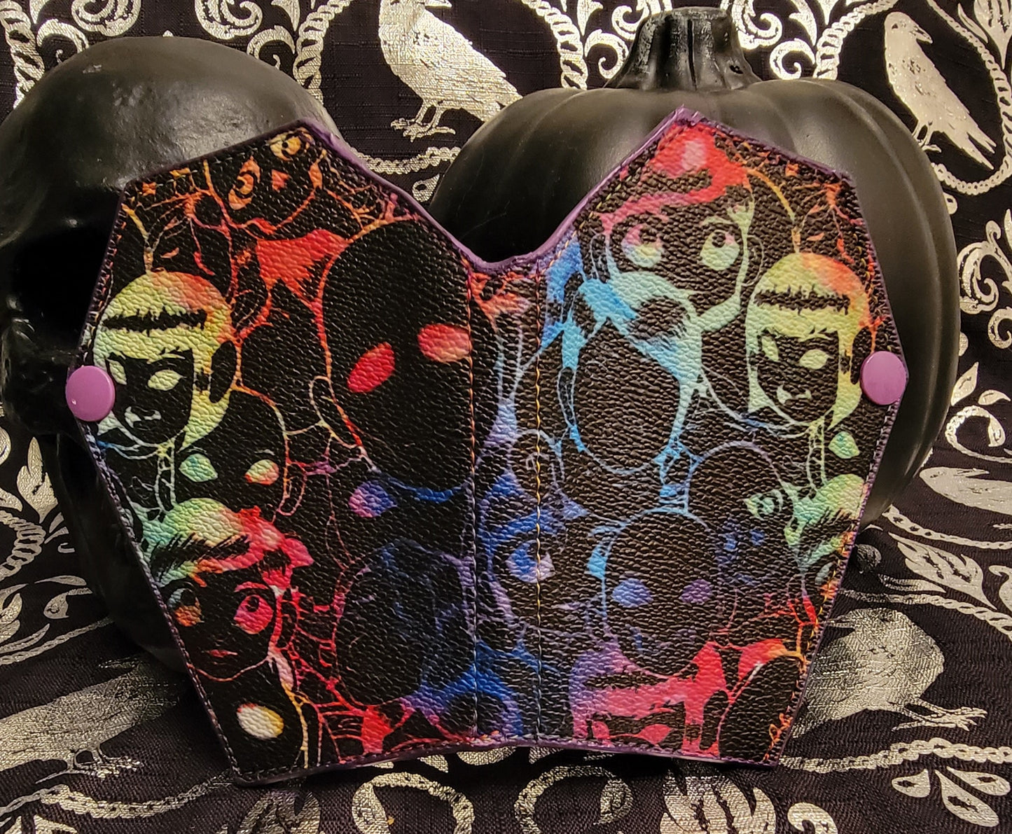 Rainbow Zombie Coffin Wallet