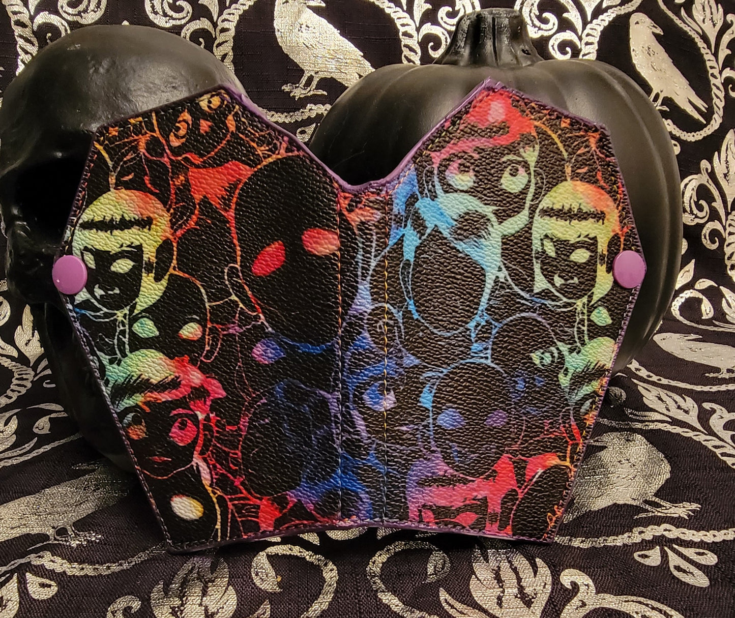 Rainbow Zombie Coffin Wallet