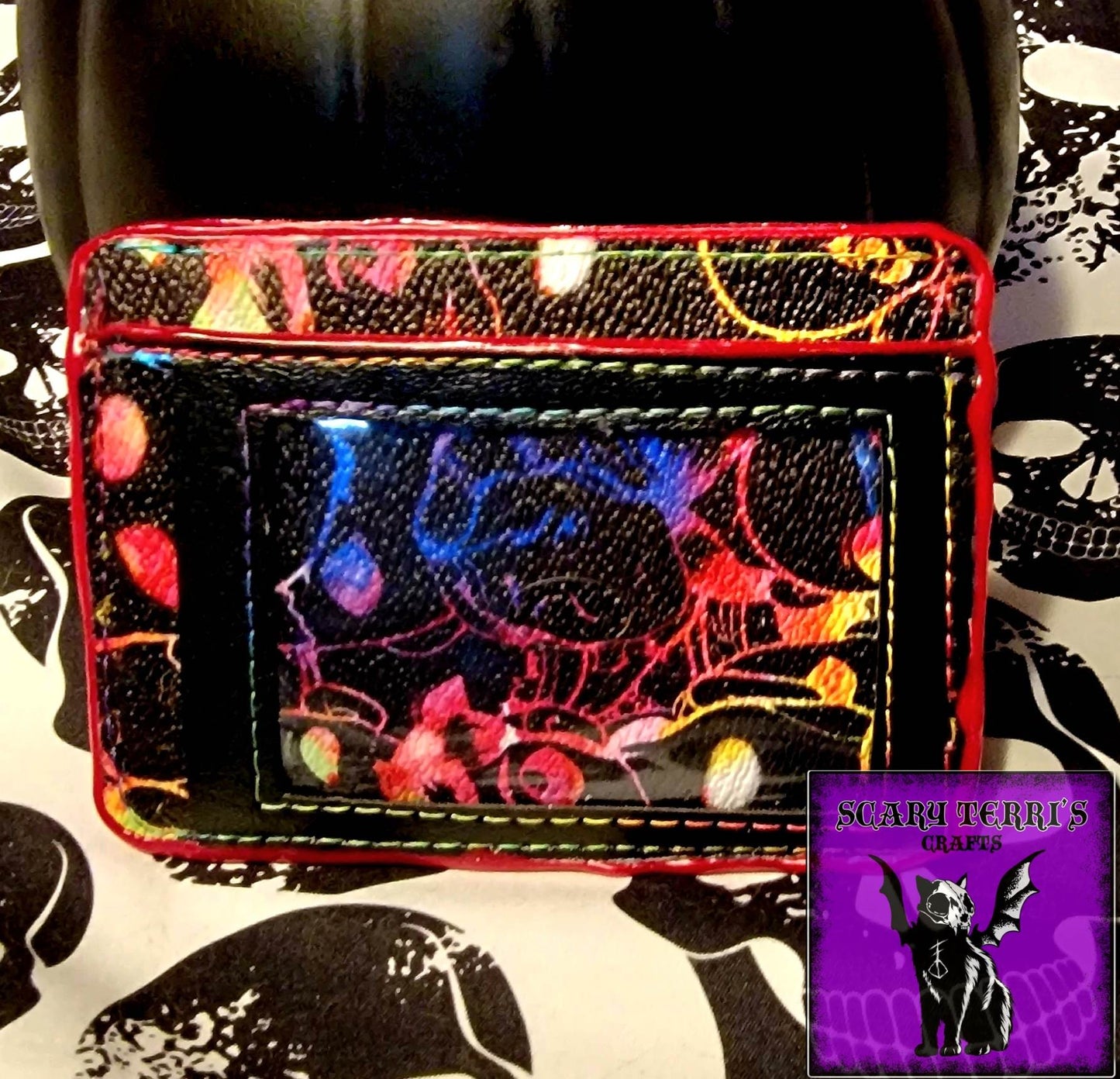 Rainbow Zombie Slim Wallet