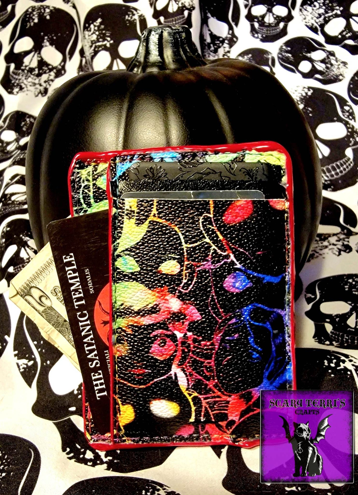 Rainbow Zombie Slim Wallet