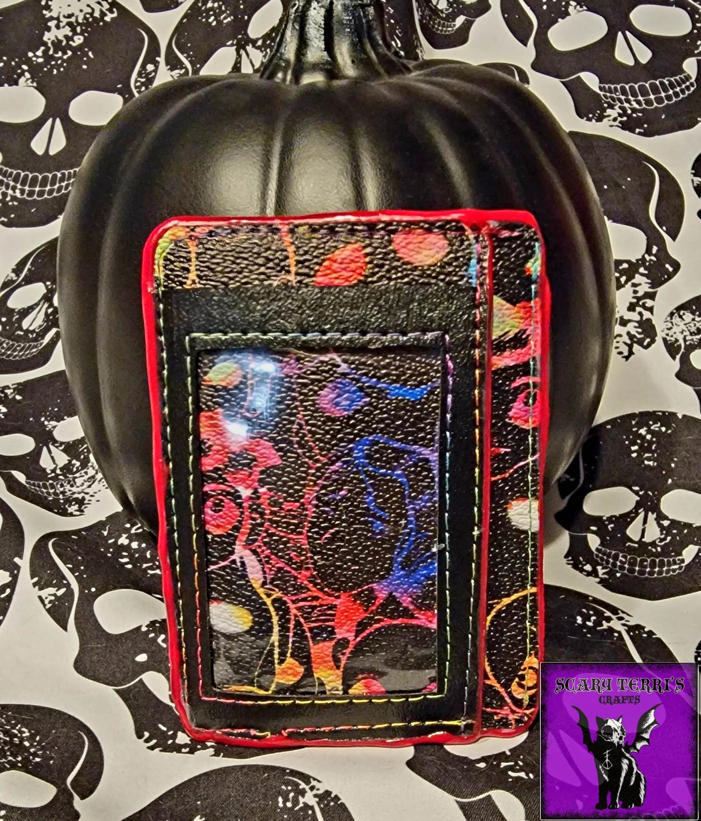 Rainbow Zombie Slim Wallet