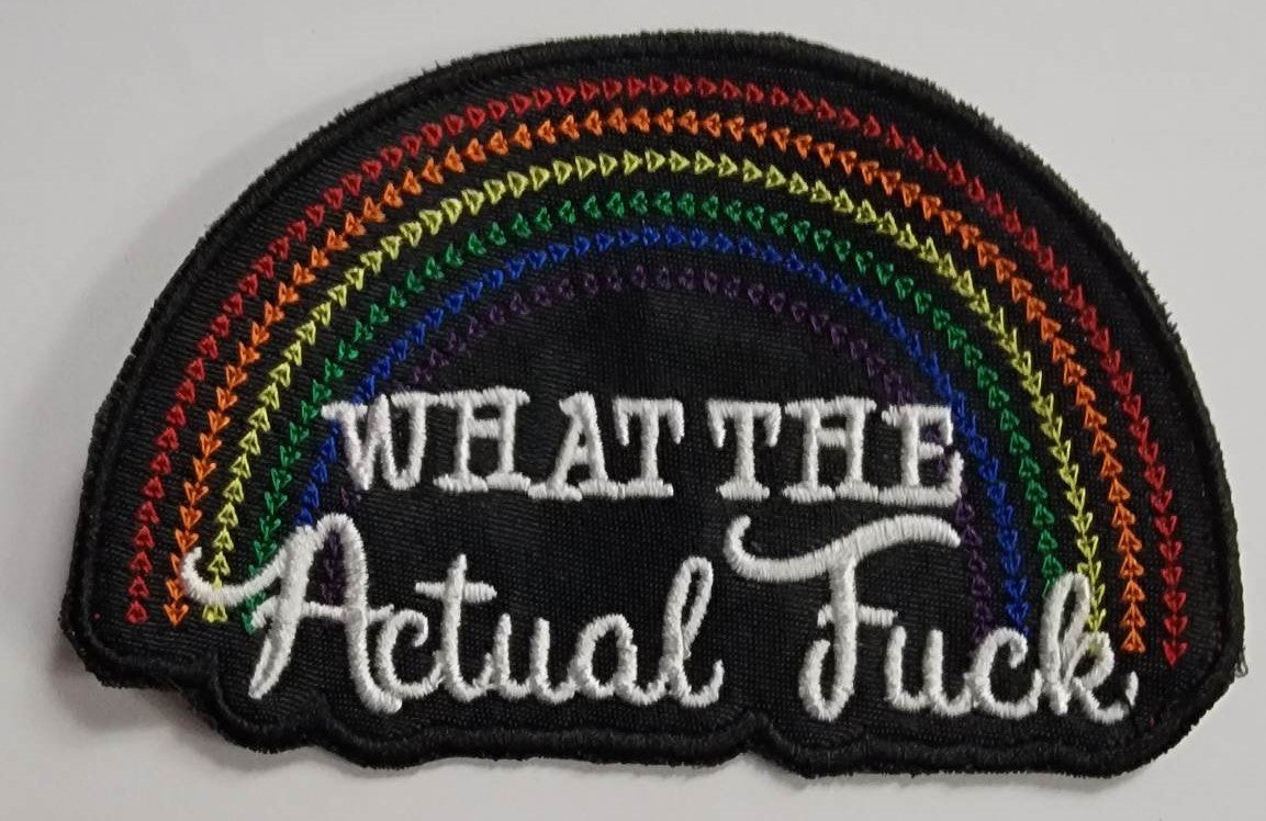 What the Actual F@$k Rainbow Patch