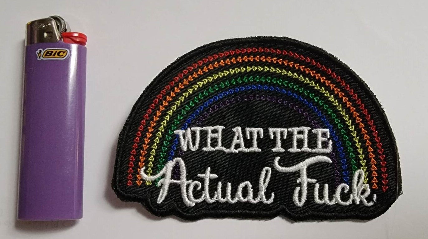 What the Actual F@$k Rainbow Patch