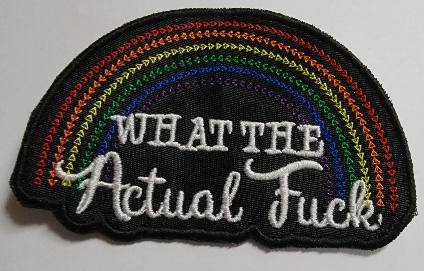 What the Actual F@$k Rainbow Patch