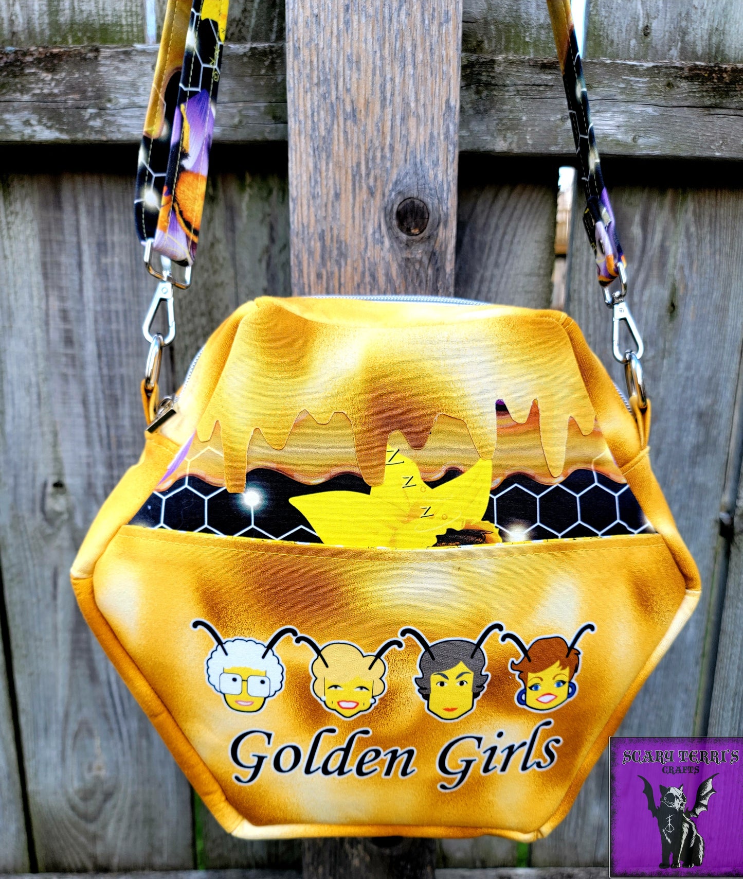 Golden Girls Bee Cross body Purse