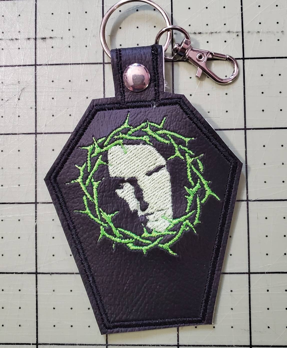 Type O Negative inspired Coffin Keychain