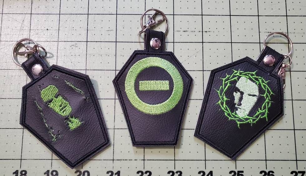 Type O Negative inspired Coffin Keychain